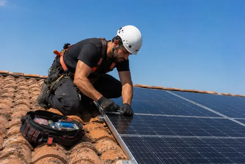Maintenance et monitoring de panneaux solaires à Maisonsgoutte